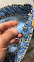 Denim Jeans Baggy Fit Balloon Lavaggio "Sporco" (M)