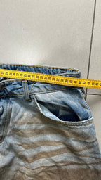 Denim Jeans Baggy Fit Balloon Lavaggio "Sporco" (M)