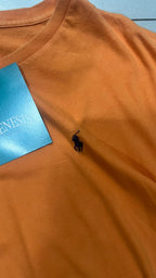 T-Shirt Ralph Lauren Arancione Simple Logo Embrodiered (L)