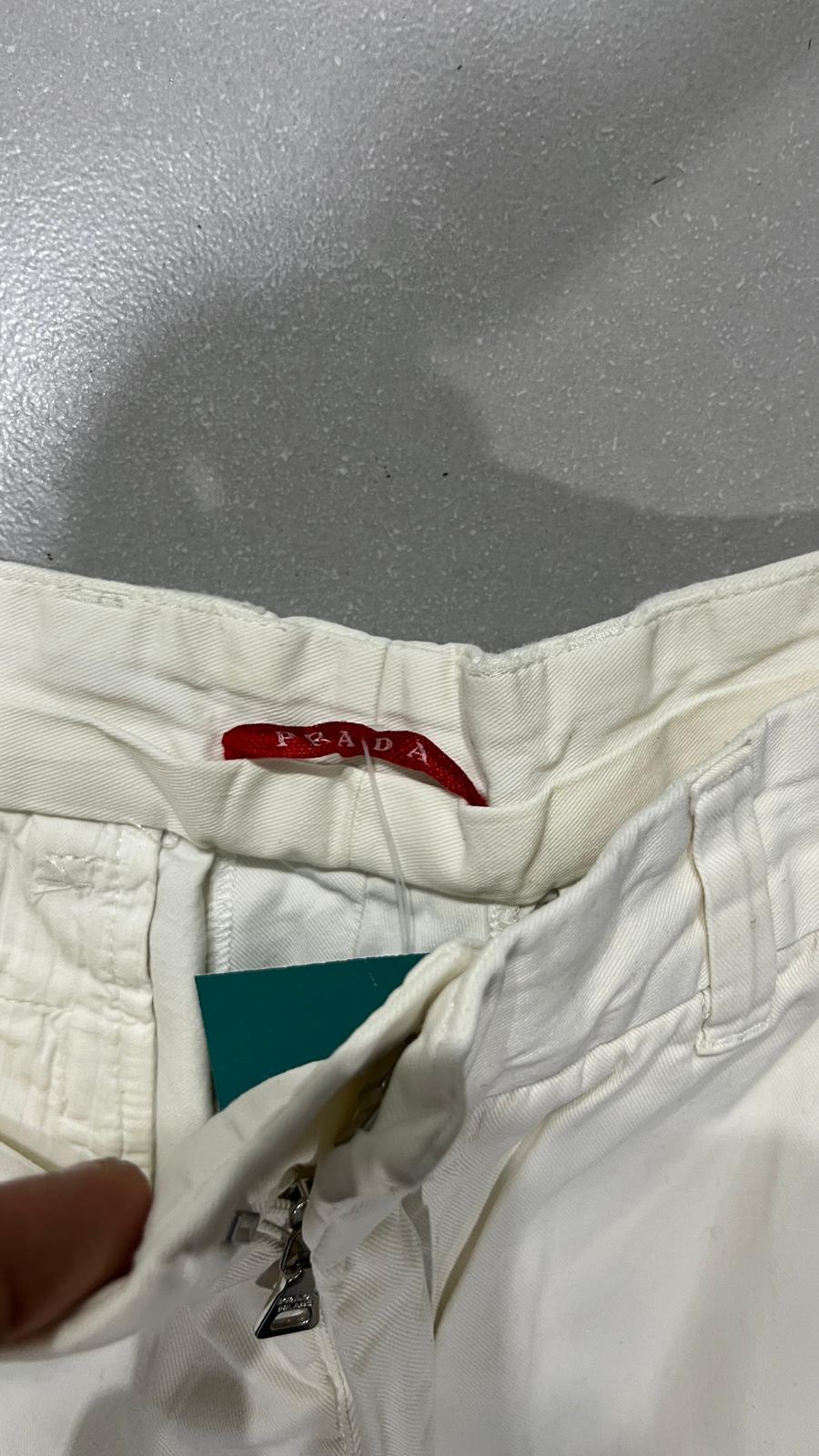 Pantaloncini Prada Bianchi Simple (L)