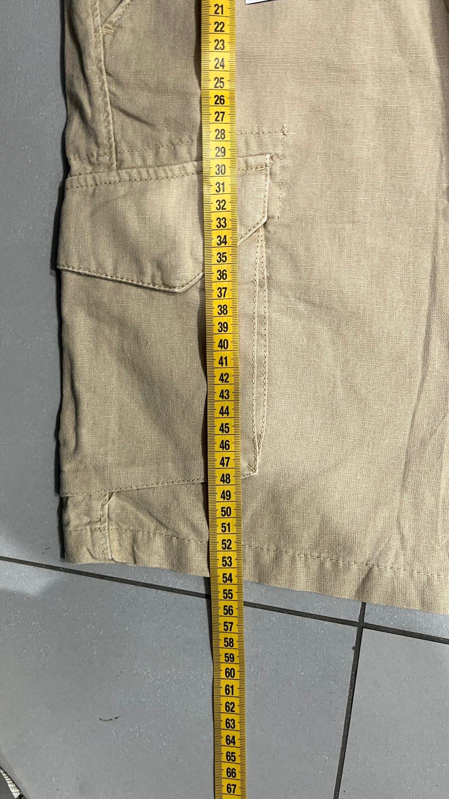 Pantaloncino Cargo con Tasconi Beige (XL)