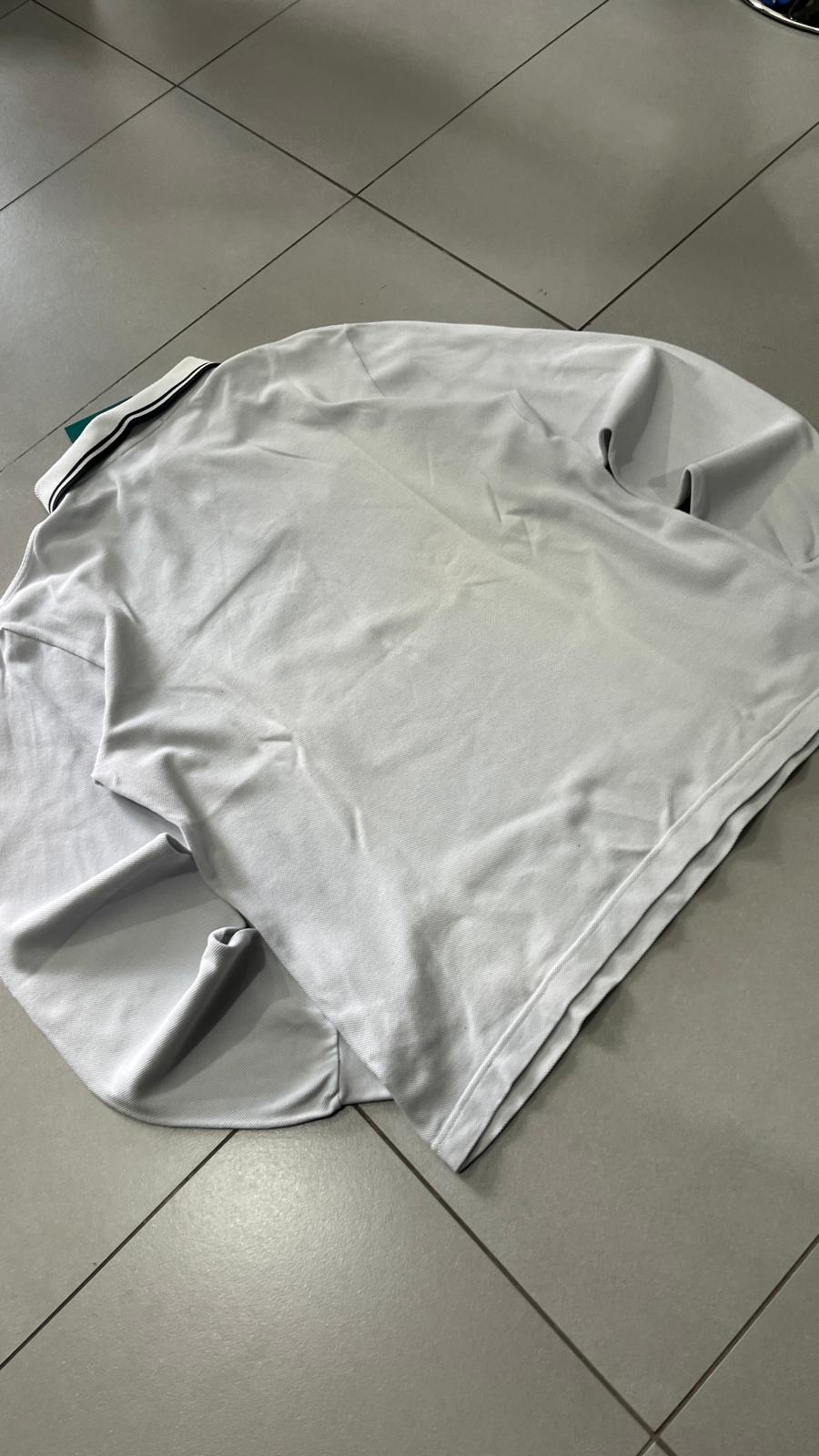Polo Fred Perry Longsleeve - Polo Bianca a Maniche Lunghe (S)