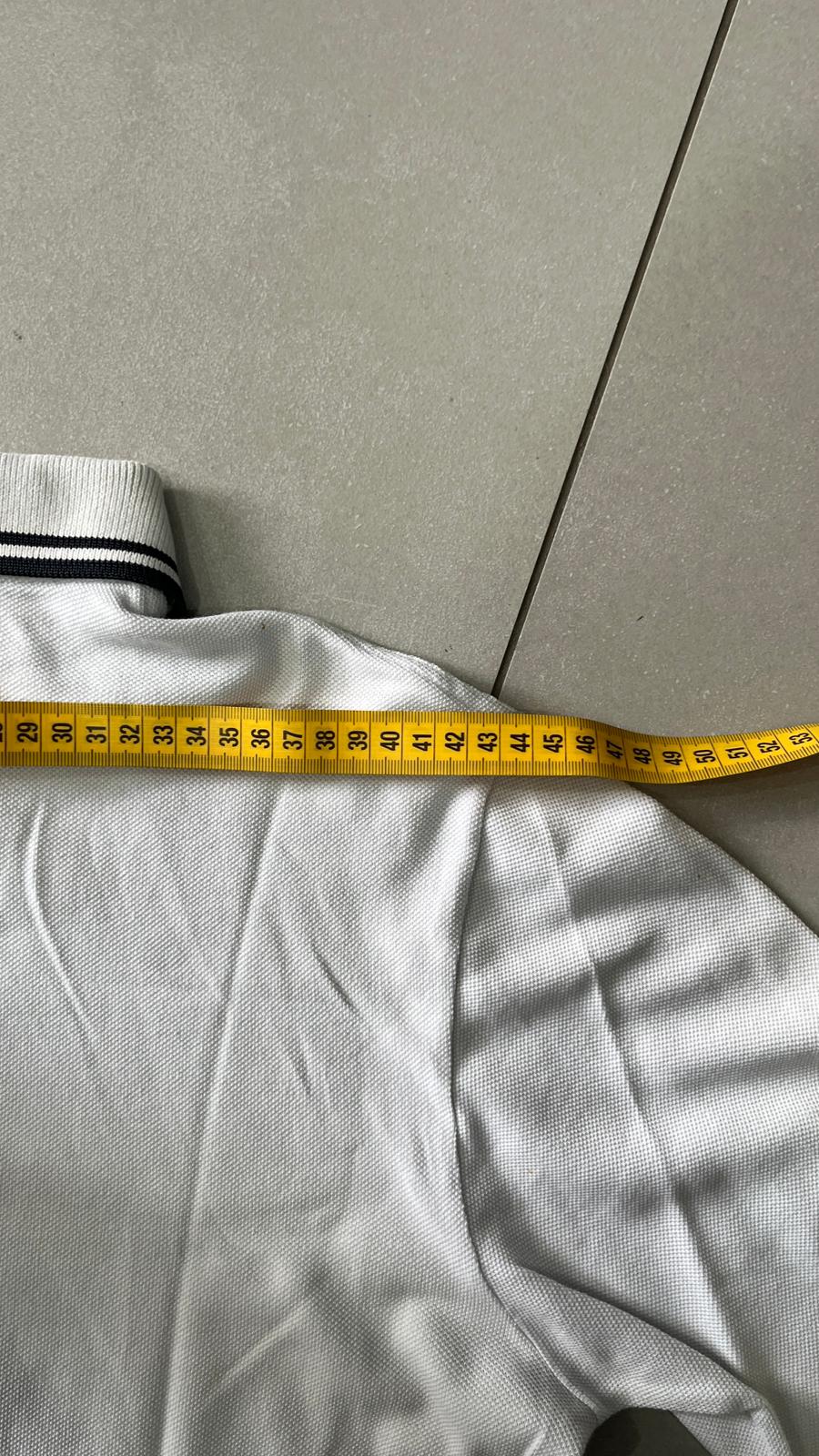 Polo Fred Perry Longsleeve - Polo Bianca a Maniche Lunghe (S)