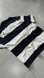 Polo Ralph Lauren Embroidered a Righe Nera e Bianca (XXL)