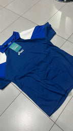 T-Shirt Asics Oversize Blu Marino anni 2000 (L)