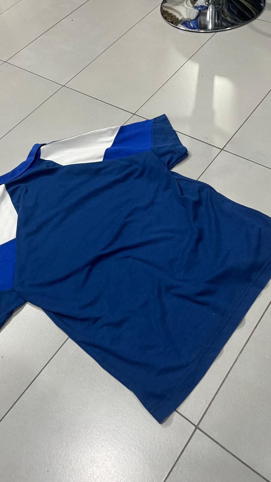 T-Shirt Asics Oversize Blu Marino anni 2000 (L)