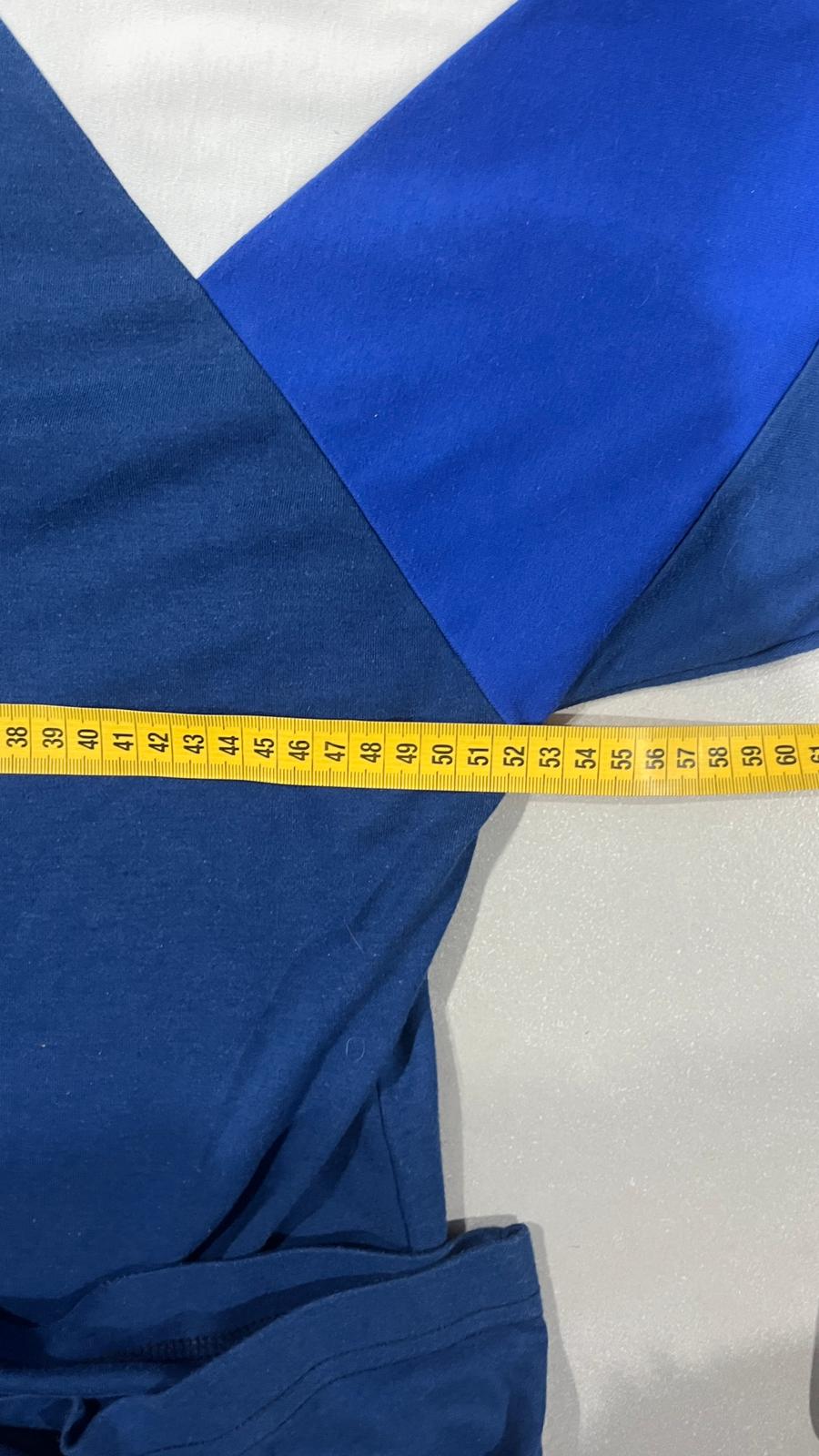 T-Shirt Asics Oversize Blu Marino anni 2000 (L)