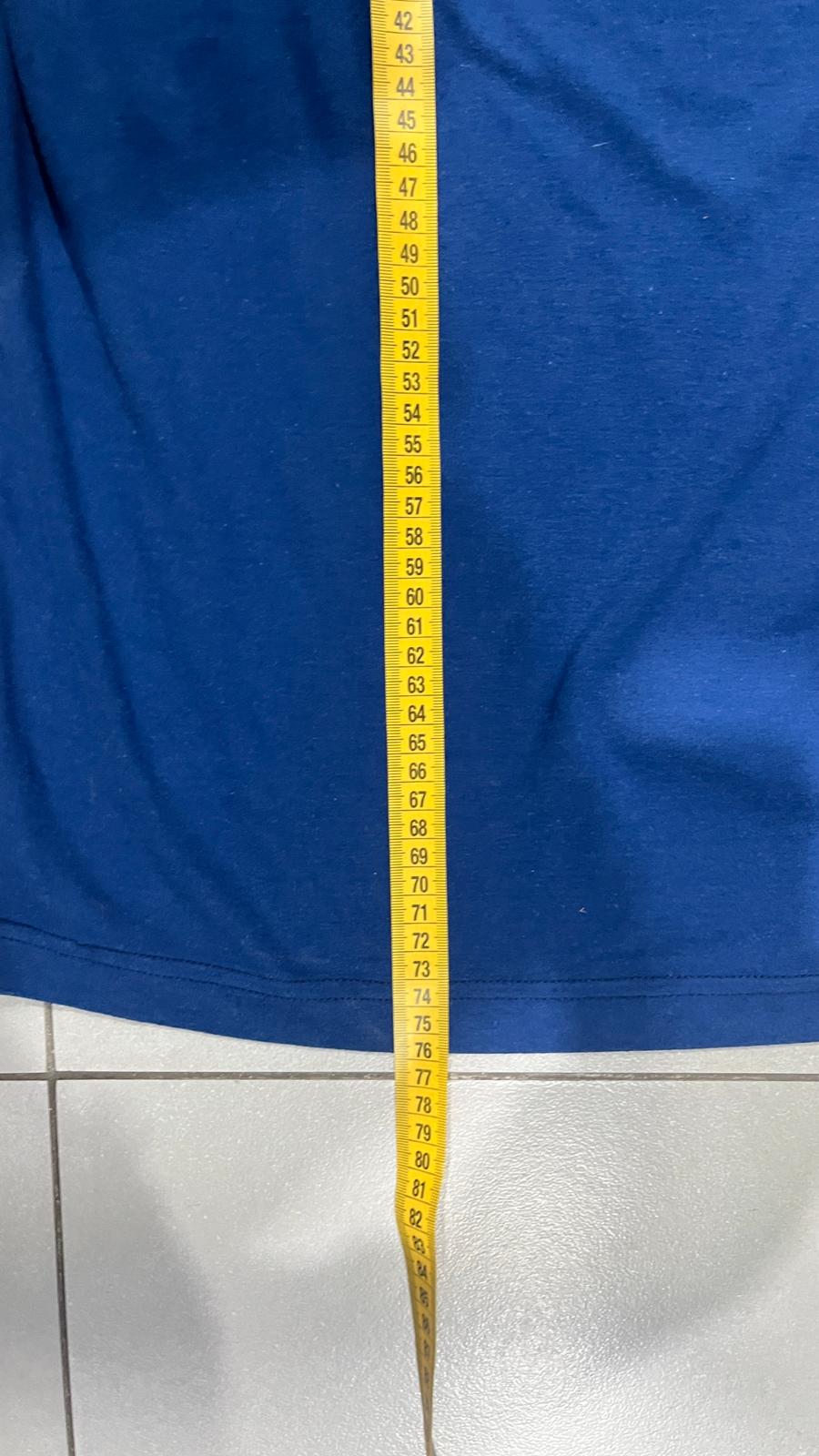 T-Shirt Asics Oversize Blu Marino anni 2000 (L)
