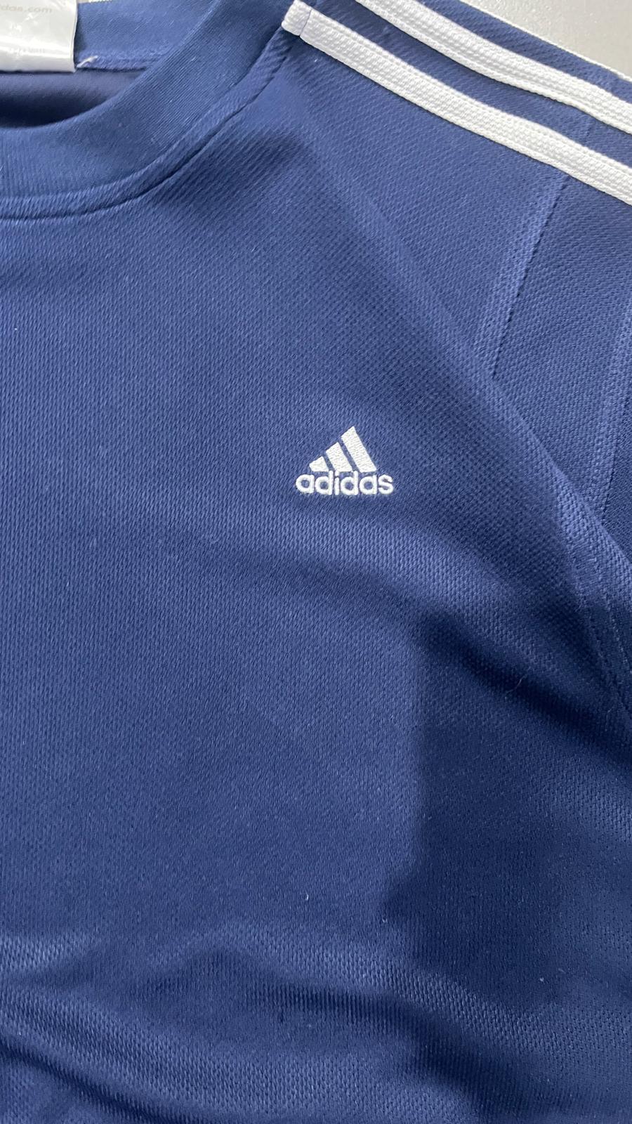 T-Shirt Adidas Oversize con Bande Laterali (L)