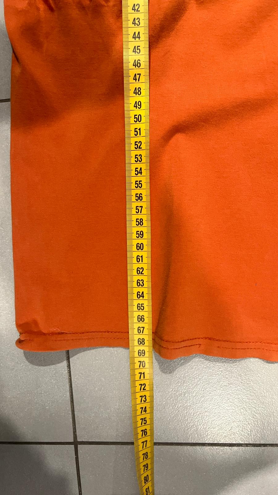 T-Shirt Burberry Arancione Embroidered da Donna (XS)