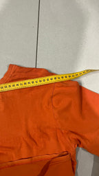 T-Shirt Burberry Arancione Embroidered da Donna (XS)