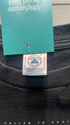 T-Shirt "Created to Worship" Vintage Printed Tee American Style (XL)