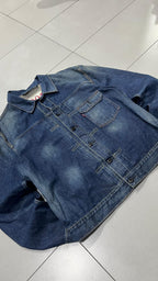 Levis Denim Jacket 201 Rare Piece Dark Wash (L)