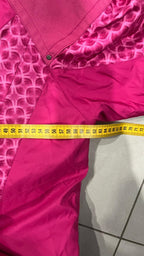 Giubbino Fila anni 90 Vestibilità Boxy Oversize Rosa con Fantasia (M) - Bomber da Donna
