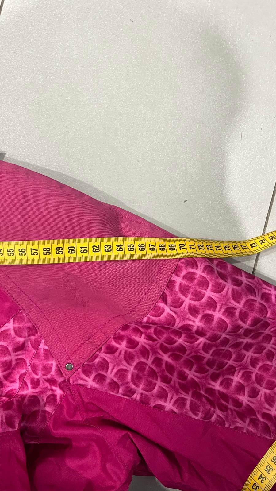 Giubbino Fila anni 90 Vestibilità Boxy Oversize Rosa con Fantasia (M) - Bomber da Donna