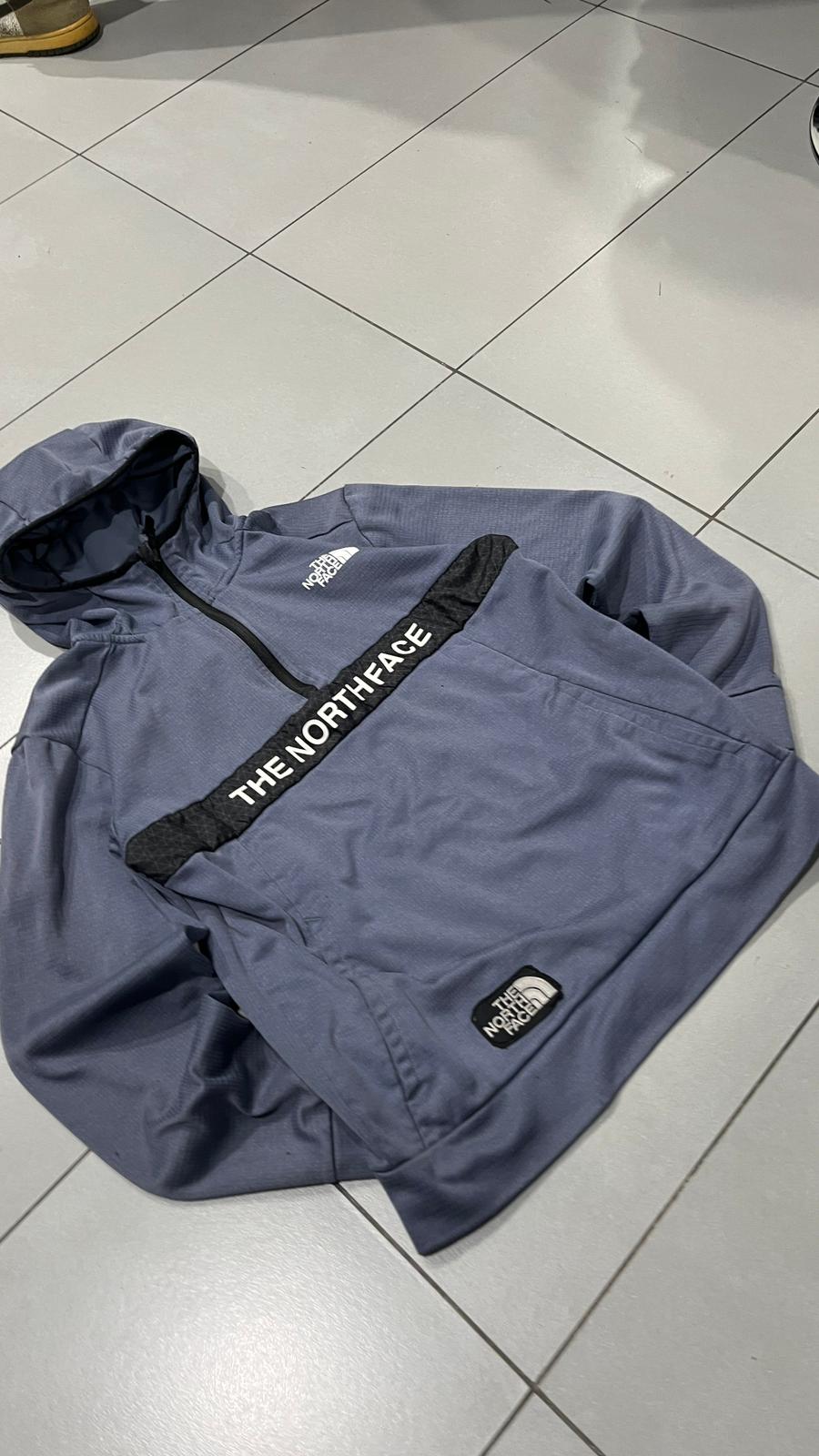 Felpa The North Face 1/4 Zip Blu Marino (XL Bambino - S/M Donna)
