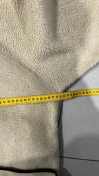 Felpa in Pile Beige Fila anni 2000 - American Oversize Fit (XL)