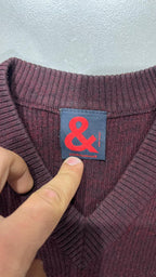Pullover Dolce & Gabbana - Maglione Bordeaux D&G (XXL)