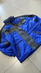 Giubbino Ellesse Vintage Blu Elettrico / Grigio Anni '80 Y2K (XXL)