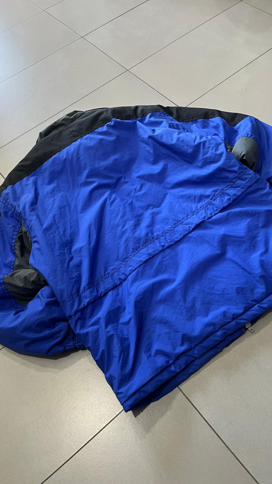 Giubbino Ellesse Vintage Blu Elettrico / Grigio Anni '80 Y2K (XXL)