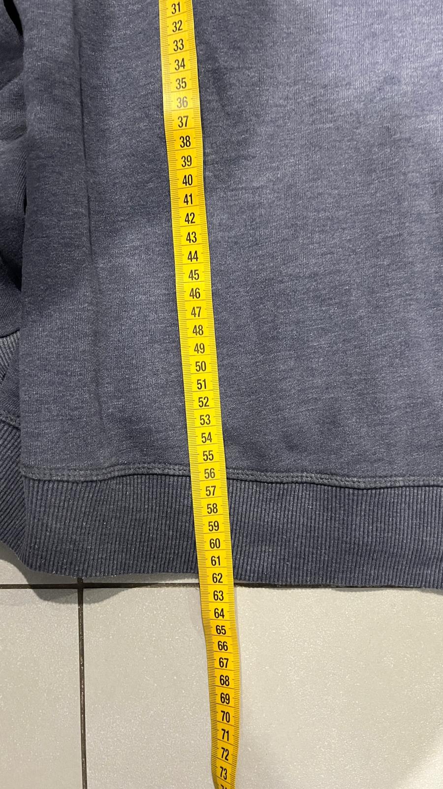 Felpa SuperDry Vintage Blu Marino con Stampa Y2K (M)