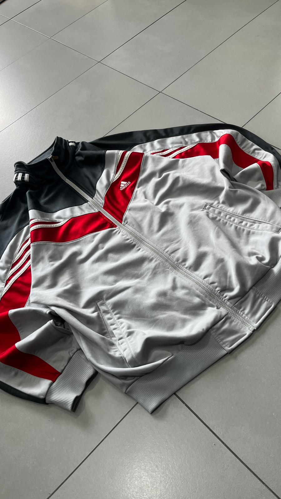 TrackJacket Adidas Vintage Anni 2000 (L) - Felpa con Zip