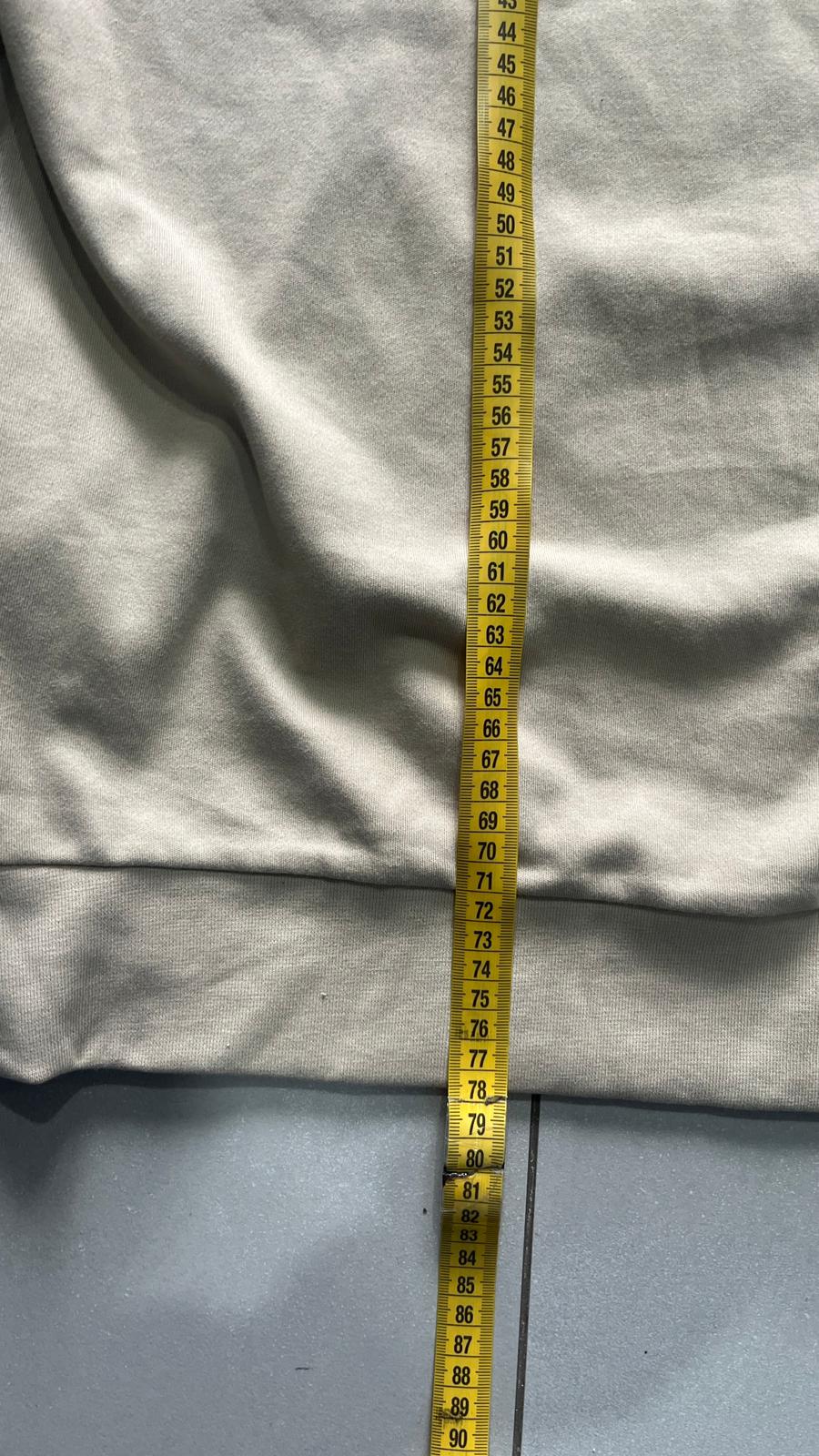 Felpa Girocollo Beige Calvin Klein con Ricamo Frontale (XXL)
