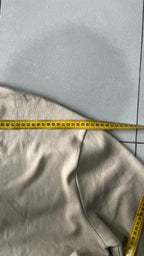 Felpa Girocollo Beige Calvin Klein con Ricamo Frontale (XXL)