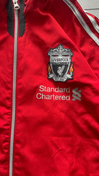 TrackJacket Vintage Adidas X Liverpool (L) - Felpa con Zip Rossa (L)
