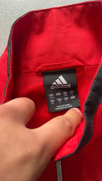 TrackJacket Vintage Adidas X Liverpool (L) - Felpa con Zip Rossa (L)