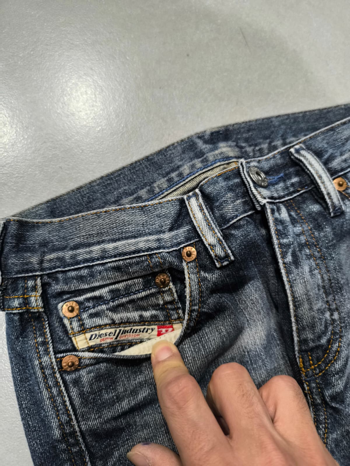 Denim Diesel Washed Bootcut Flared Fit Super Rare Jeans (XS)