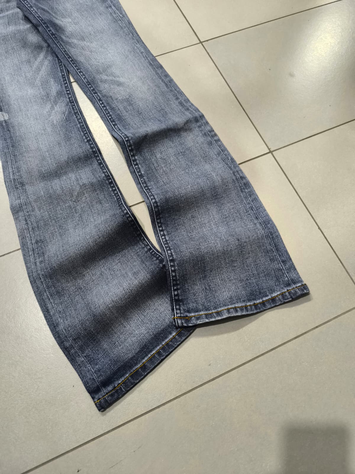 Denim Jeans BootCut Fit Flared Washed Y2K Vintage (XXS)