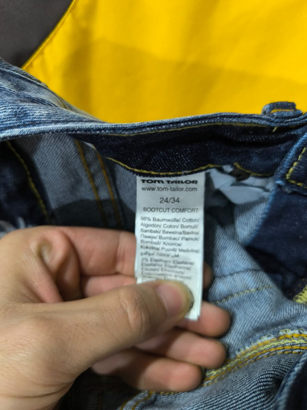 Denim Jeans BootCut Fit Flared Washed Y2K Vintage (XXS)