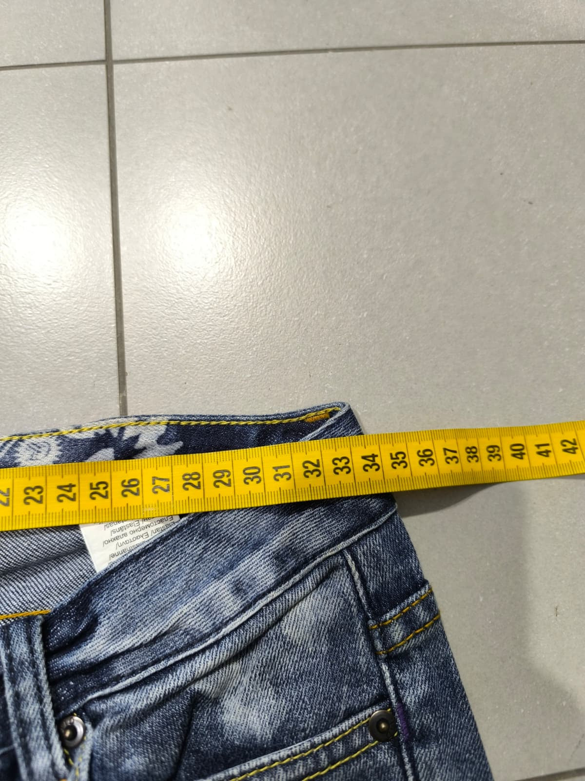 Denim Jeans BootCut Fit Flared Washed Y2K Vintage (XXS)