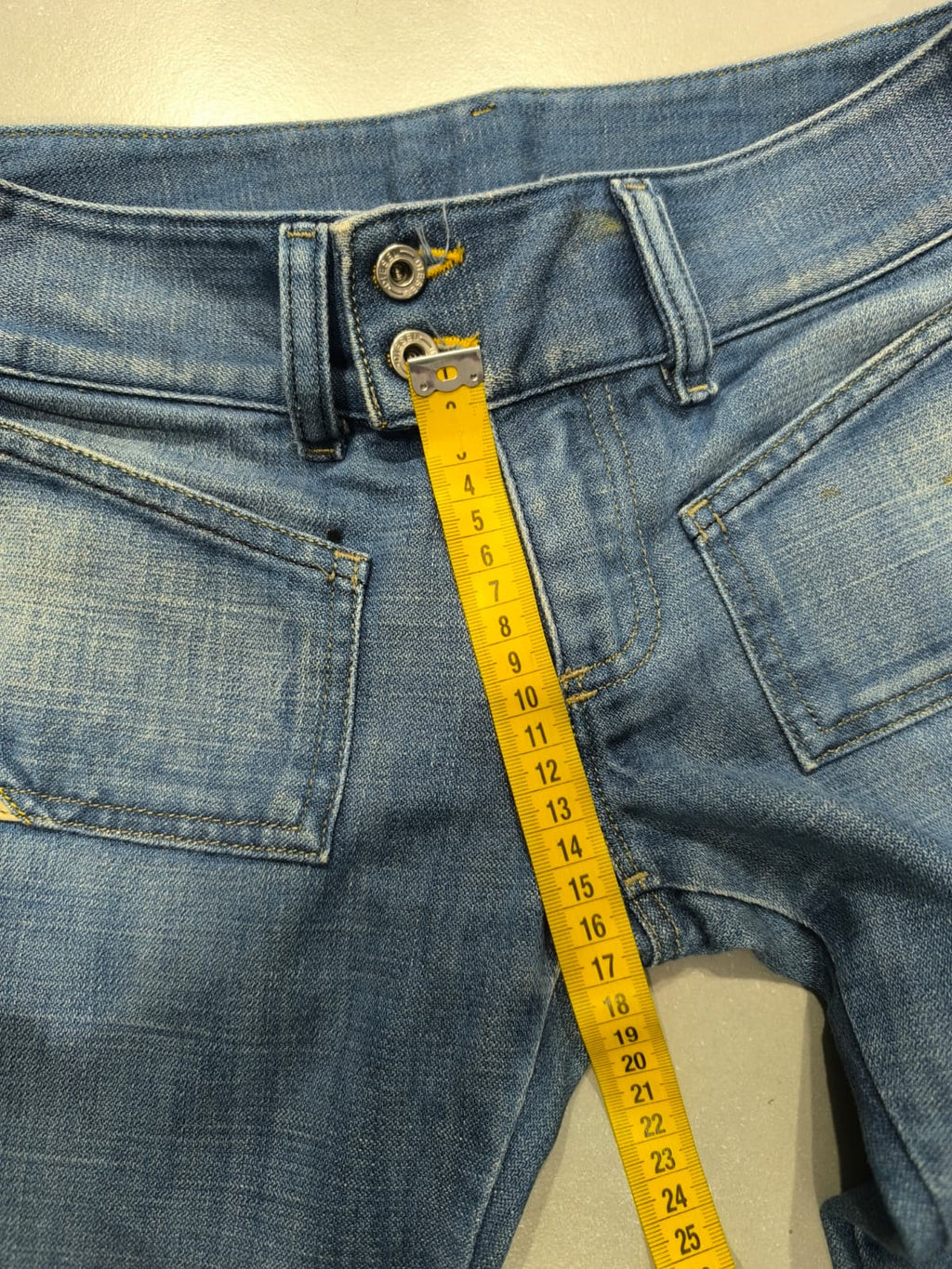 Denim Diesel Light Blue Wash Bootcut Flared Fit Rare Low Waist Jeans (XS)