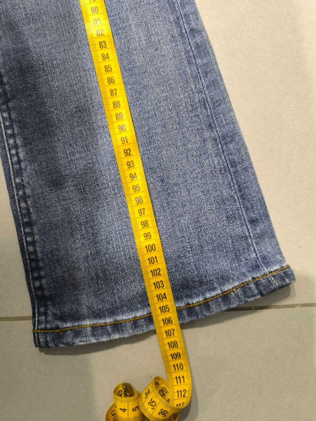Denim Jeans BootCut Fit Flared Washed Y2K Vintage (XXS)