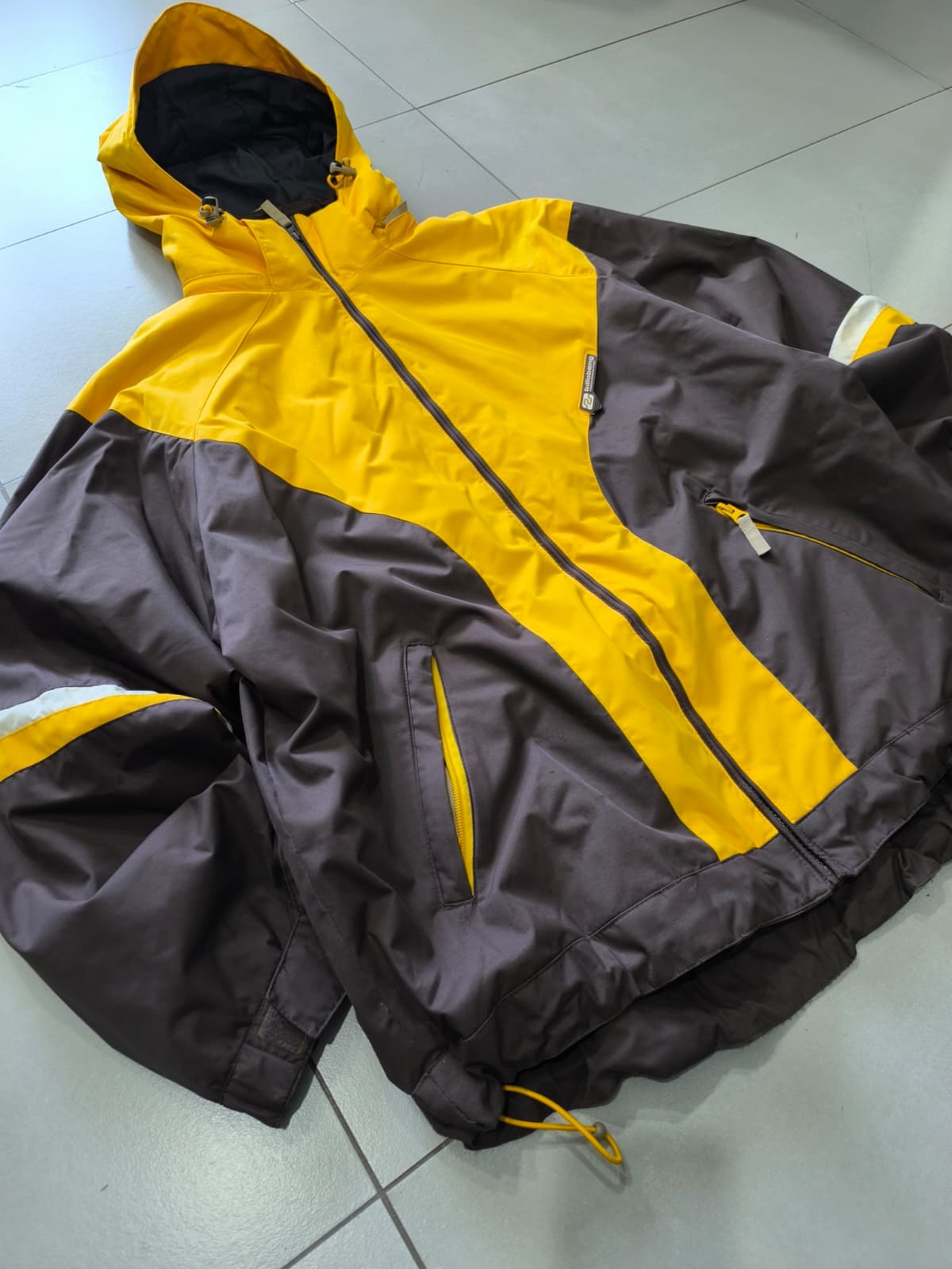 Giubbino Billabong Limited Edition Brown / Yellow - Heavy Jacket Vintage Y2K (XL)