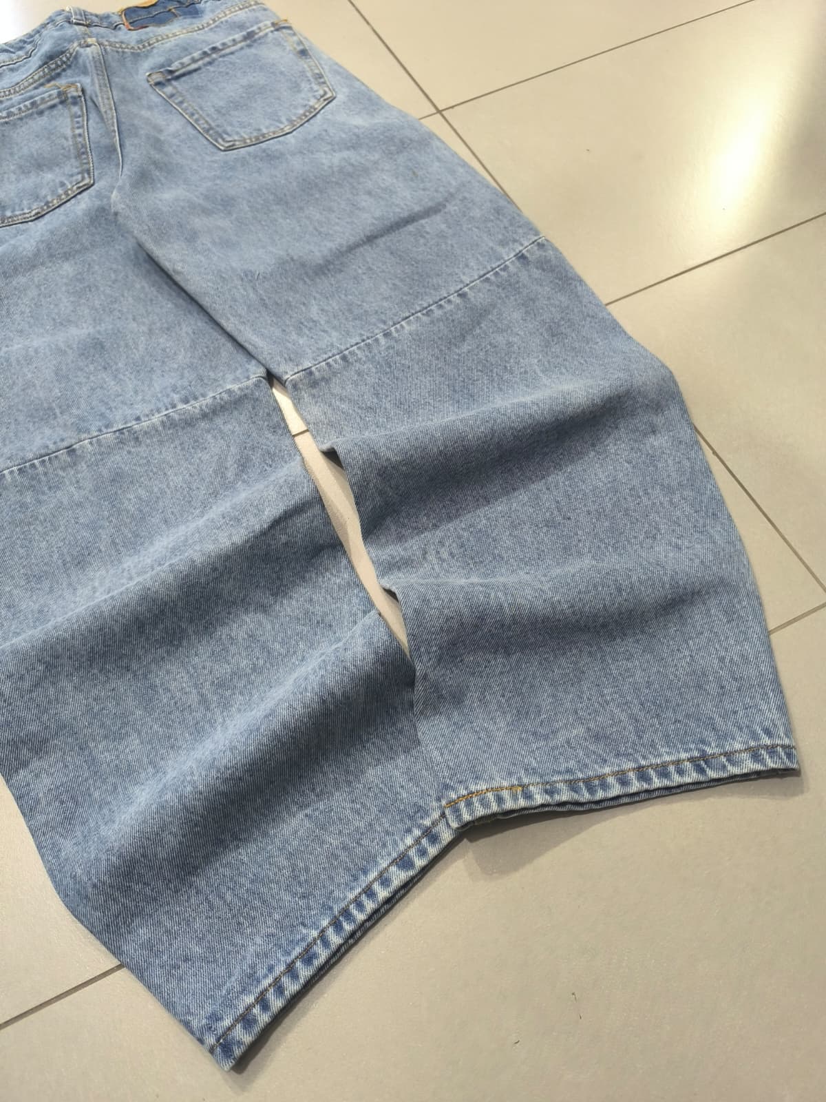 Denim Jeans Baggy Fit Light Blue Balloon (S) Vintage Y2K