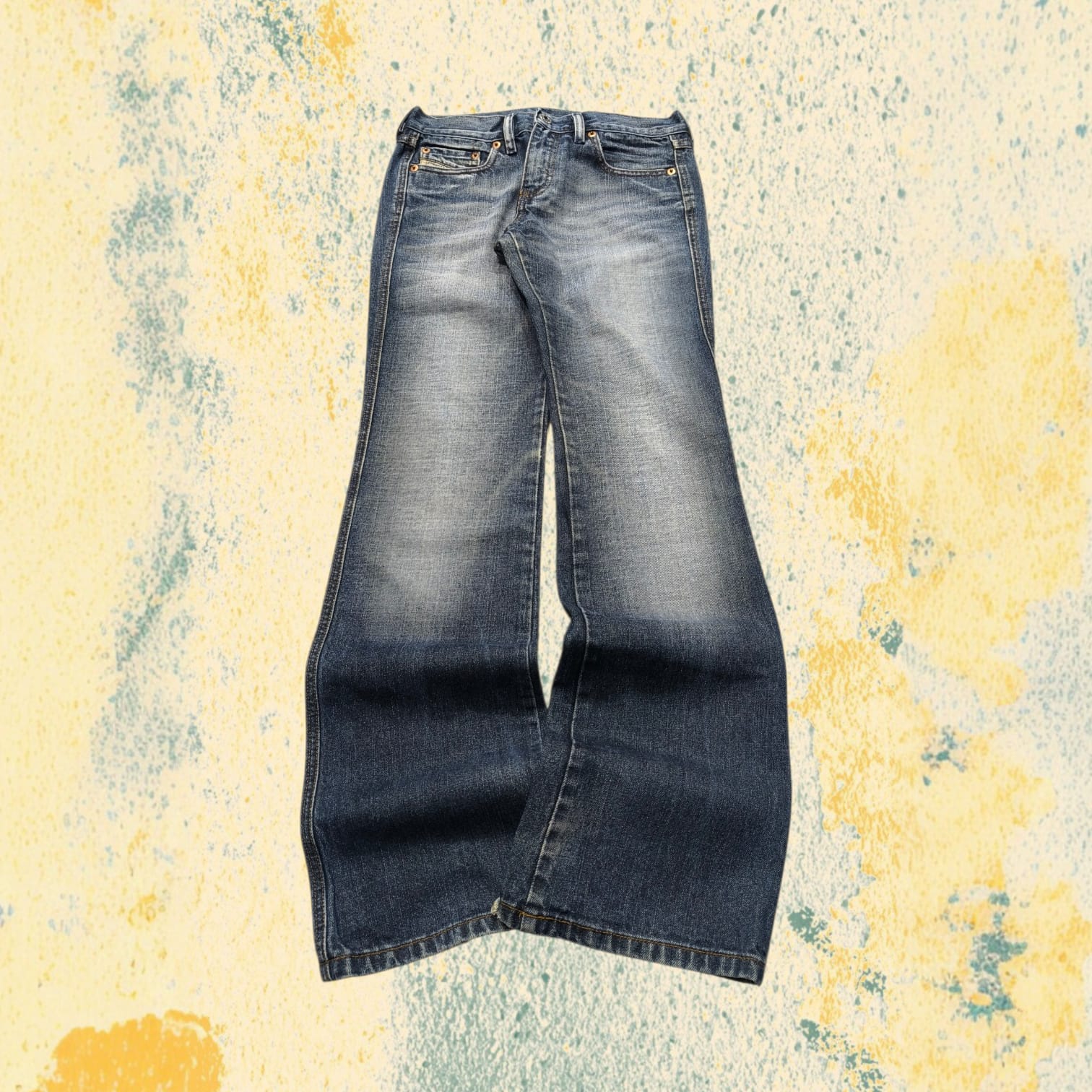 Denim Diesel Washed Bootcut Flared Fit Super Rare Jeans (XS)