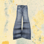 Denim Jeans BootCut Fit Flared Washed Y2K Vintage (XXS)