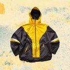 Giubbino Billabong Limited Edition Brown / Yellow - Heavy Jacket Vintage Y2K (XL)