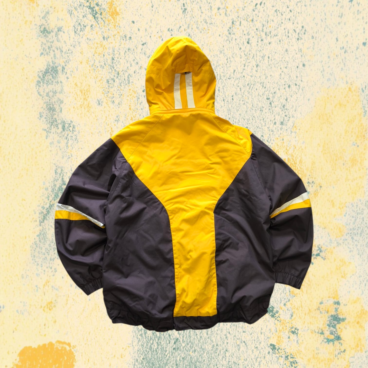 Giubbino Billabong Limited Edition Brown / Yellow - Heavy Jacket Vintage Y2K (XL)