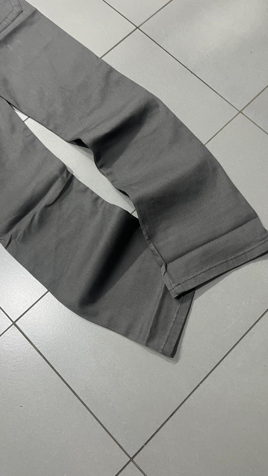 Gray Pants Flare Fit Vintage Y2K - Pantaloni Svasati (XS)