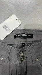 Gray Pants Flare Fit Vintage Y2K - Pantaloni Svasati (XS)