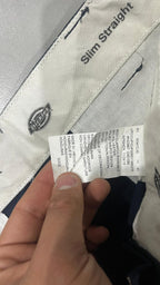 Cotton Pants Dickies Blu Straight Fit Vintage Y2K (M)