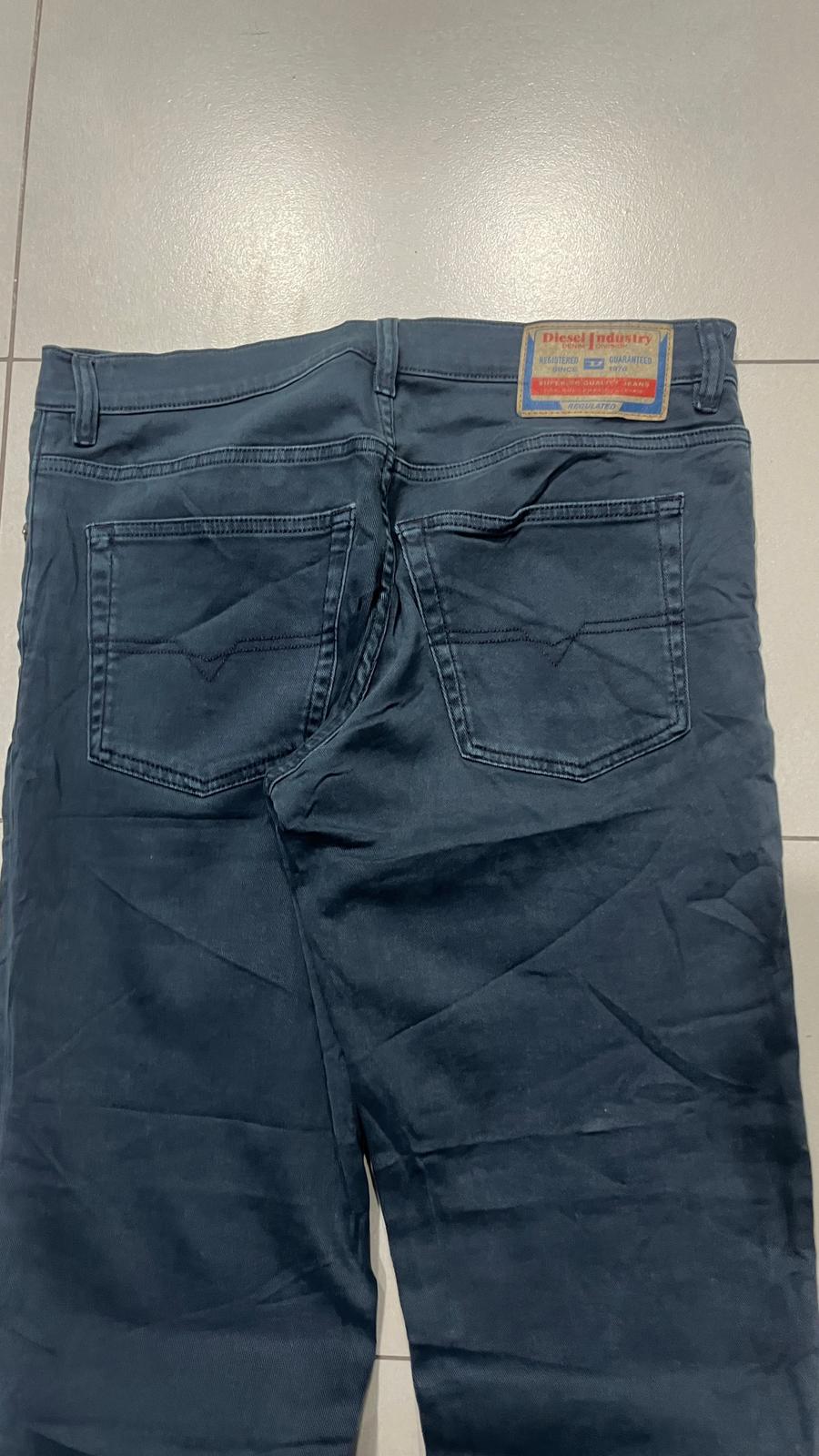 Denim Jeans Diesel Straight Fit Dark Blu Vintage Y2K (M)