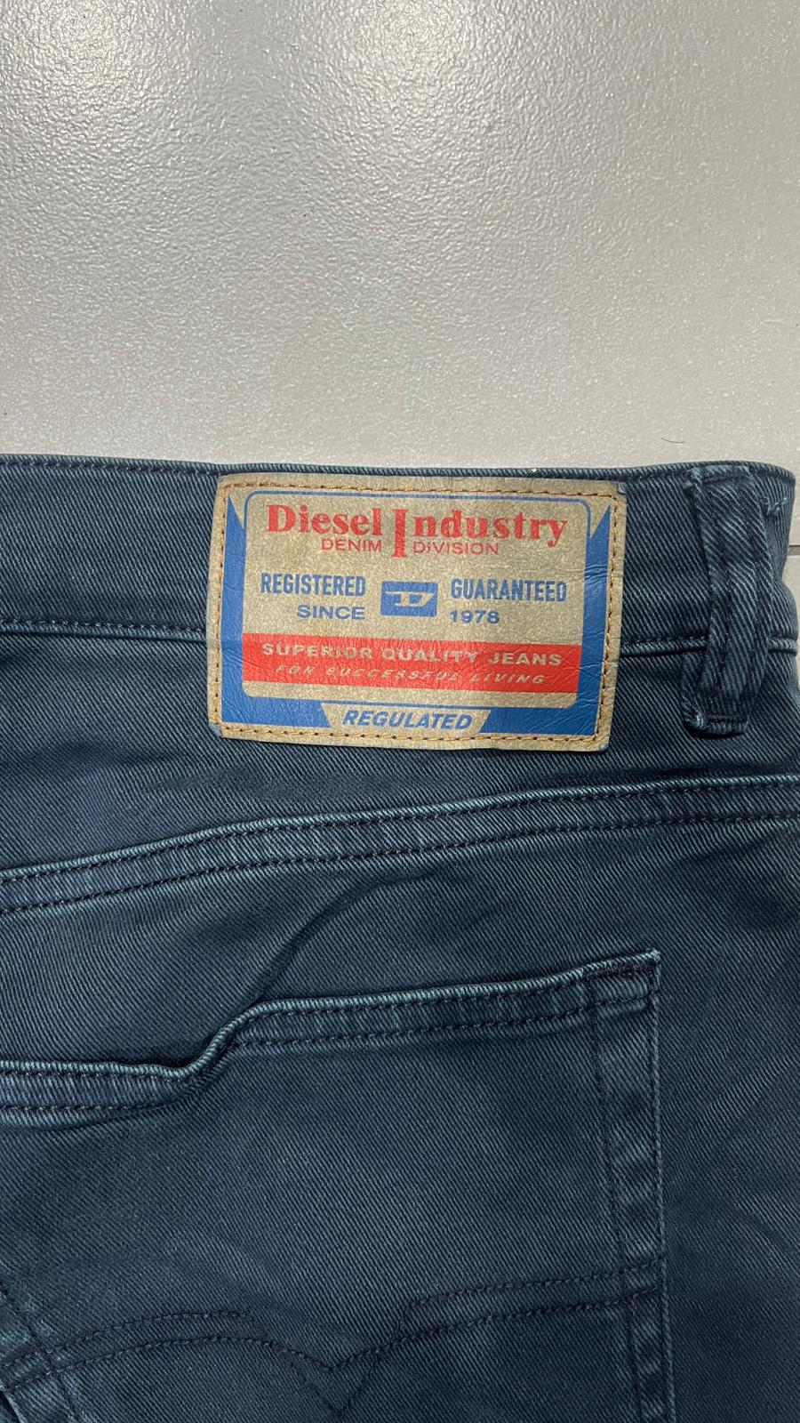Denim Jeans Diesel Straight Fit Dark Blu Vintage Y2K (M)