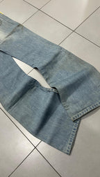 Denim Lee Jeans Baggy Fit Flared Vintage Y2K (XS)