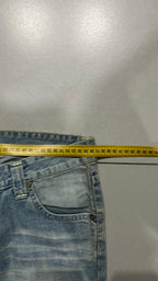 Denim Lee Jeans Baggy Fit Flared Vintage Y2K (XS)