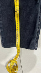 Denim Jeans Hugo Boss Dark Black Baggy Fit (S) Vintage Y2K